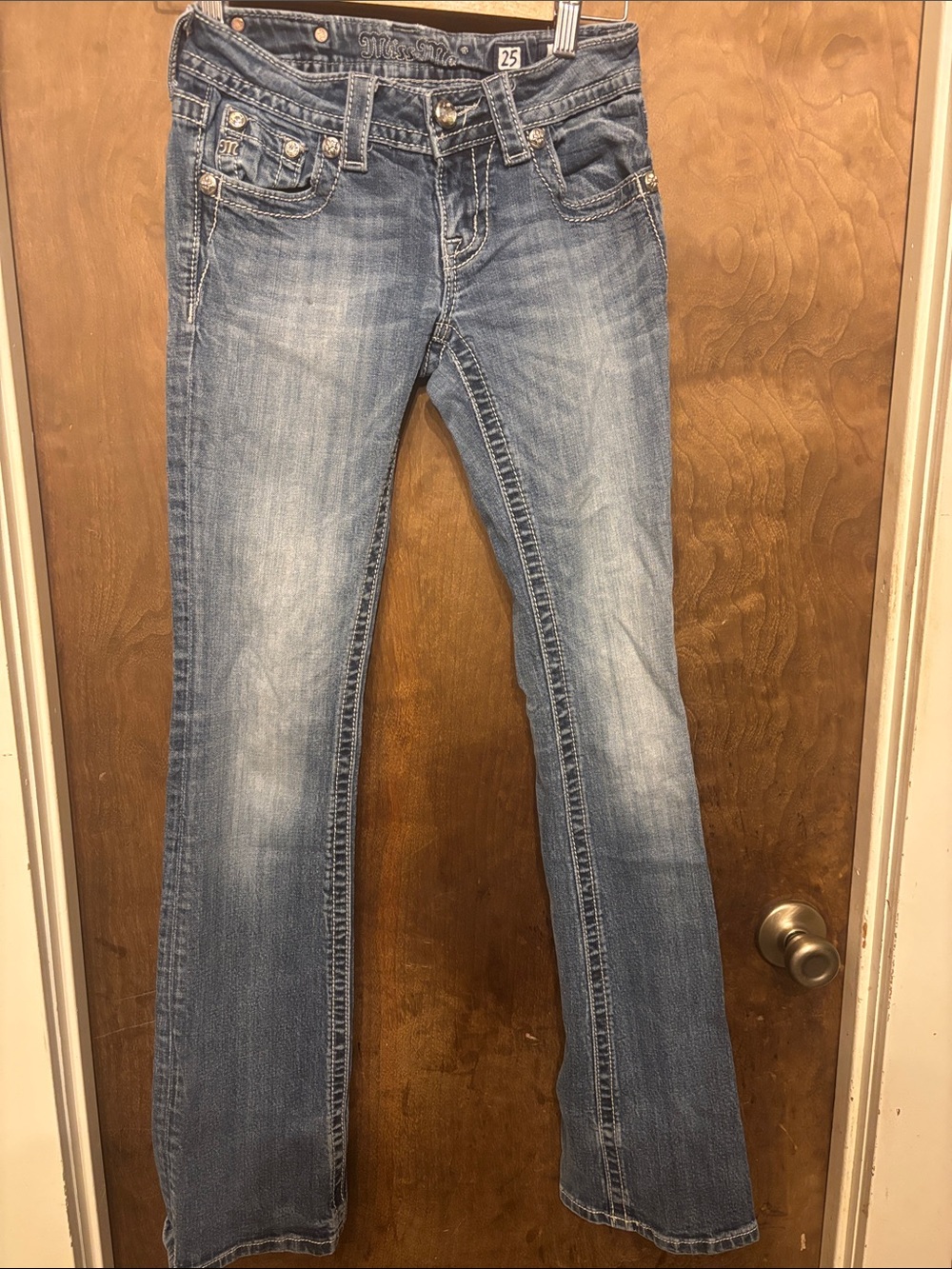 Miss Me Light Blue Bootcut Jeans